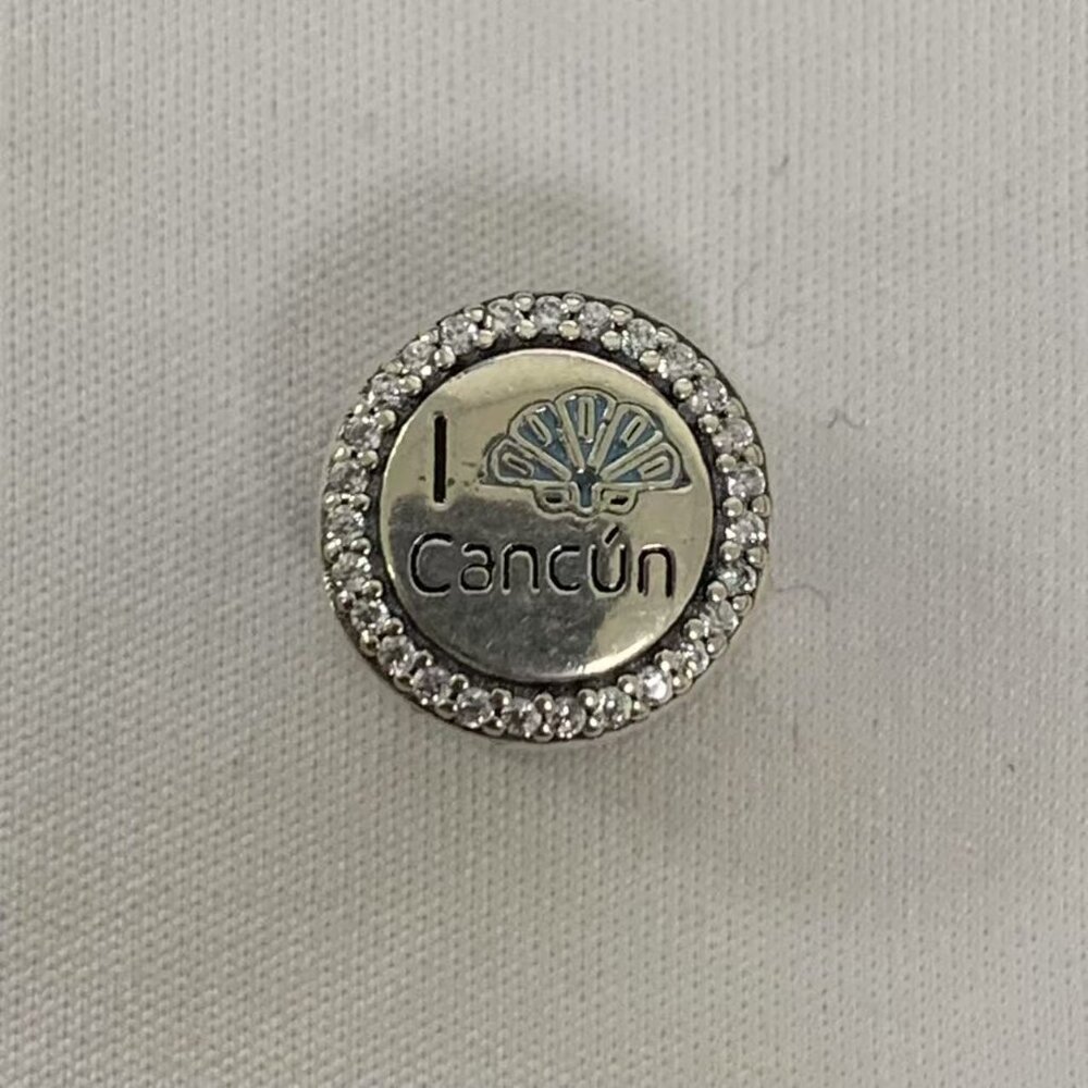 Pandora Cancun Exclusive Seashell Dangle Charm, S925 Silver Jewelry